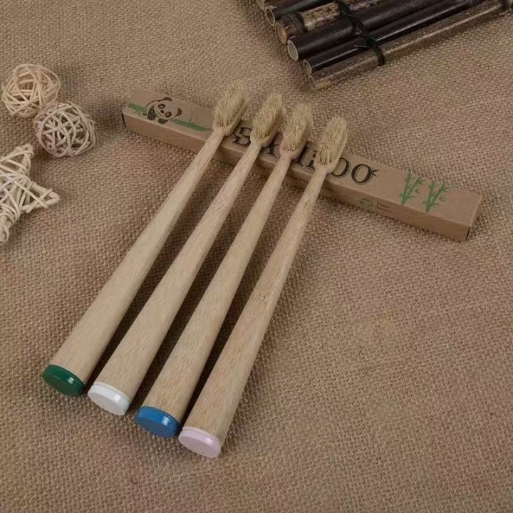 Forma del cono di spazzolino da denti in bambù